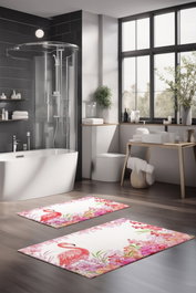 Mijölnir Juego de 2 Alfombrillas de Baño Multicolor CT-5214
